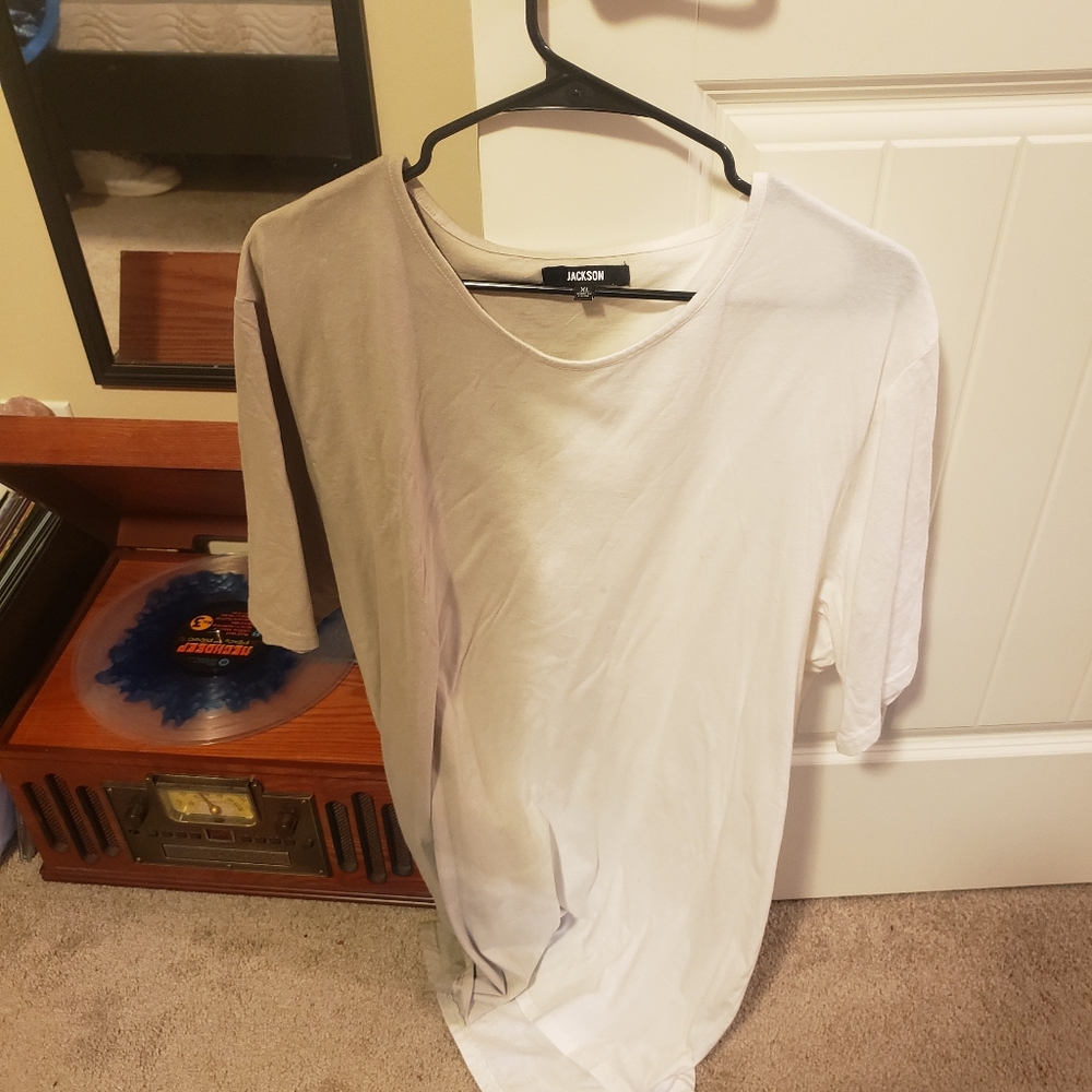 White/Tan T-Shirt